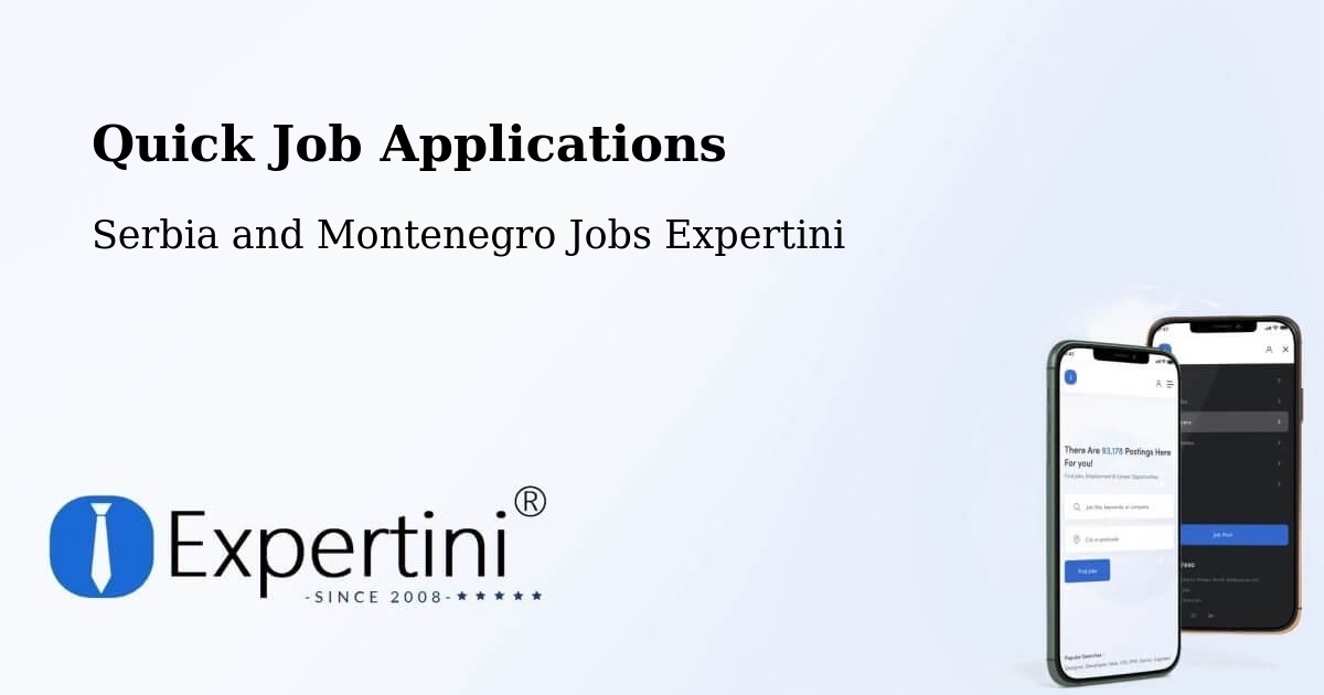 Quick Apply Feature – Amos - Serbia and Montenegro Jobs Expertini