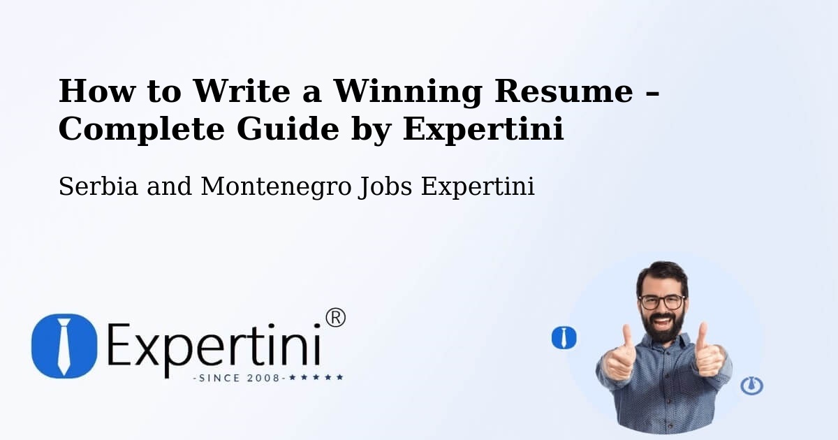 Resume Writing Guide for Job Seekers – Amos - Amos, Serbia and Montenegro Jobs Expertini